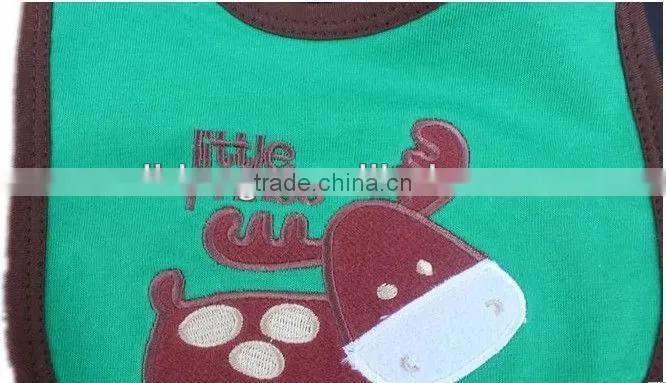 new design cotton baby bibs with waterproof