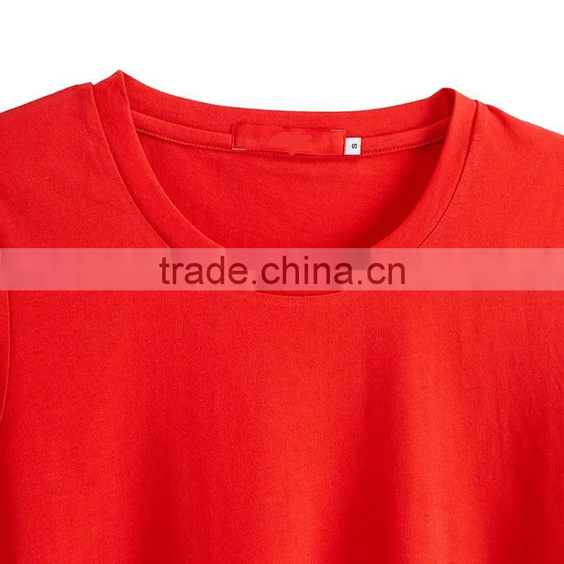 basic blank cotton t-shirt for women