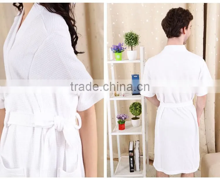 Fashion Chinese Adult White Hotel Bathrobe