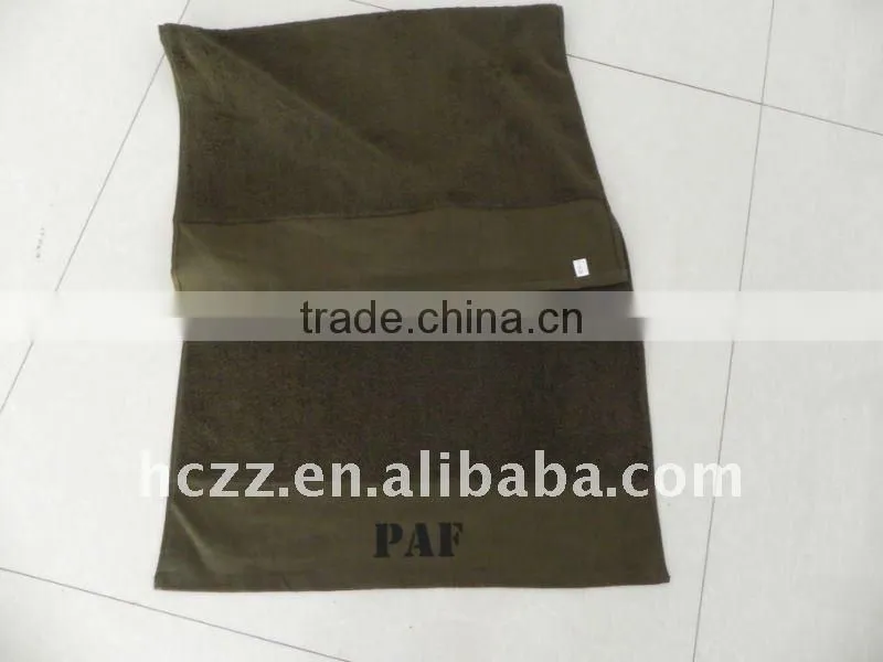 100%cotton military towel ,velvet towel,face towel,dyed towel