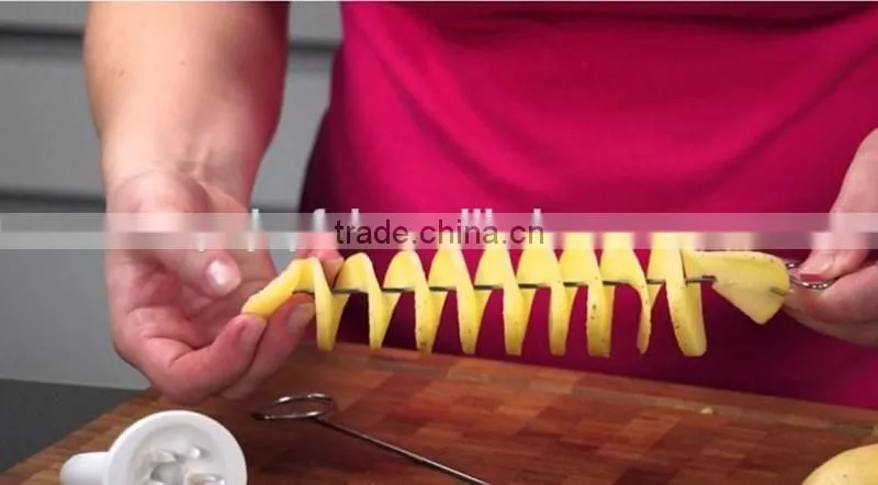 2017 New kitchen tools twister tornado spiral potato cutter