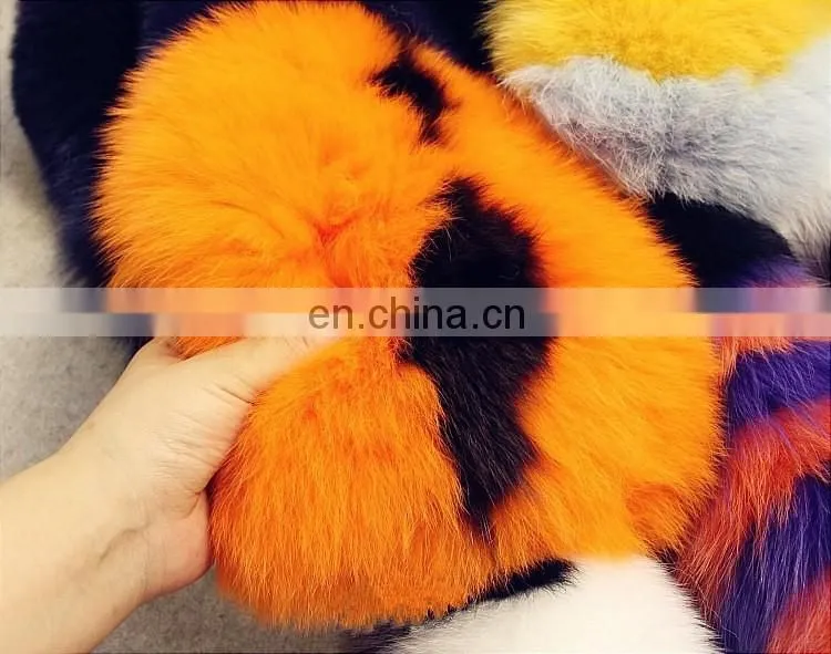 Long Style Wholesale Cheap Good Material Fox Fur Scarf 2016 Women