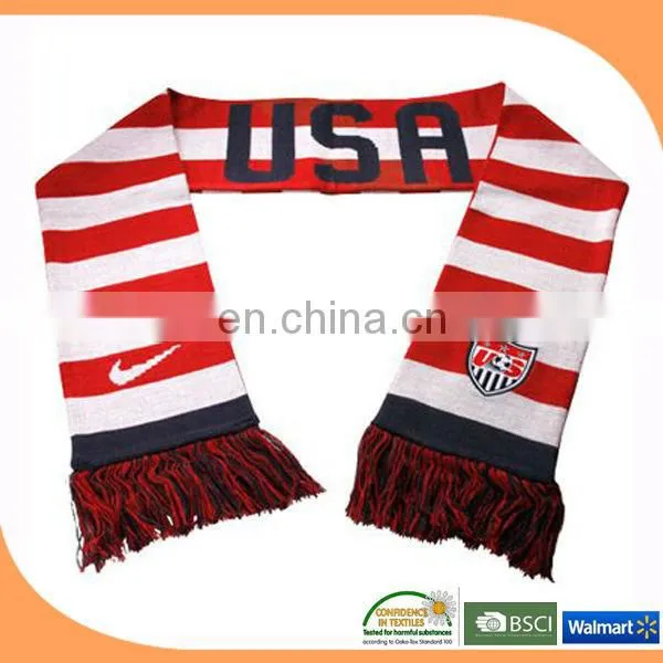 Custom soccer scarf soccer team scarf