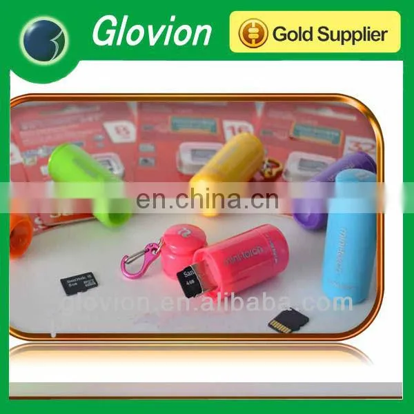 Creative item! USB rechargeable led torch light colorful portable led torch light with keychain