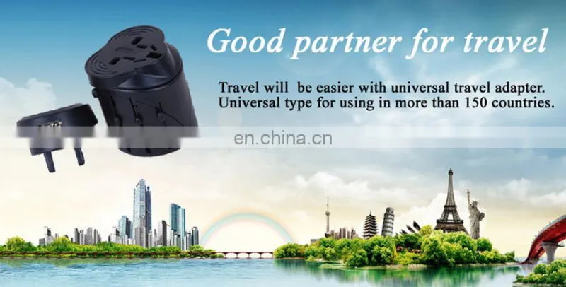 China wholesale High quantity customized logo travel adapter