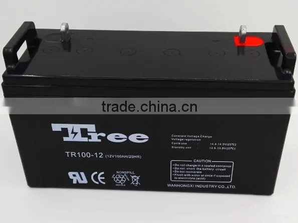 Good price 12v 100 ah deep cycle Battery 100 amp battery manufacturer
