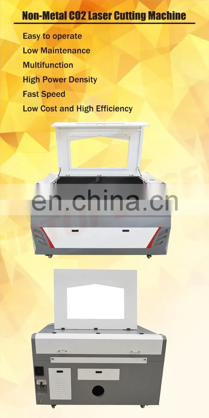 CE Standard 0609 150W CO2 Laser Wood Cutting Machine for Chopping Board