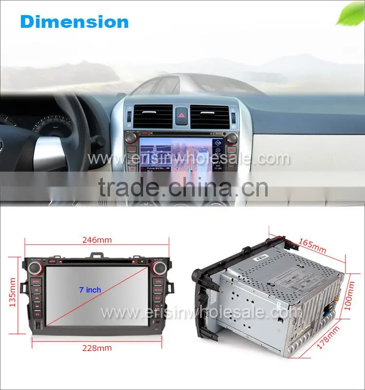 Erisin ES8288M The Newest 8 inch 2 Din Car DVD Player GPS Bluetooth for Toyota