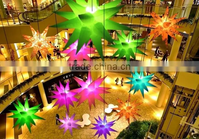 Inflatable Stars with LED RGB for Party