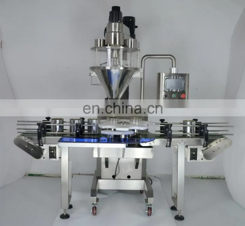 Automatic disinfectant powder packaging machine semi auto disinfection powder bag bottle filling packing machinery for sale