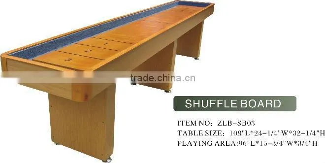 ZLB-SB03 MDF indoor shuffleboard table
