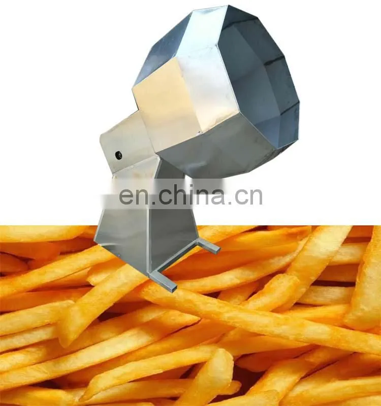 Octagonal mixer snack food seasoning machine potato chip seasoning machine.