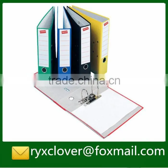 Office stationery customized a4 size pp plastic lever arch file folder