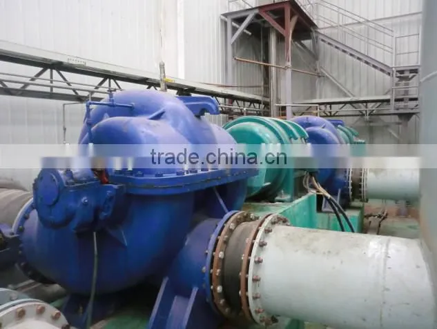 Water supply plant axial flow pump