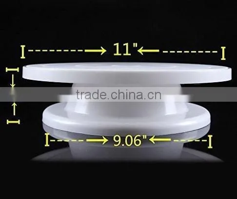 11" Plastic cake decorating turntable