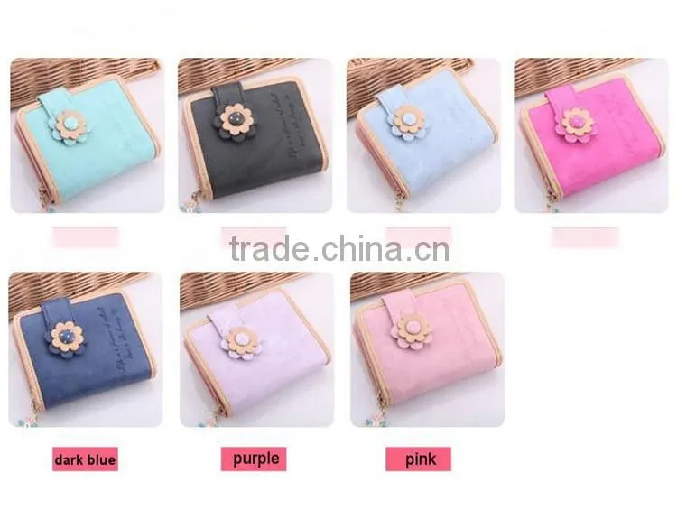 nice-looking pu young girl clutch wallet
