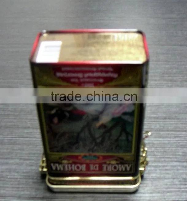 airtight tea tin box