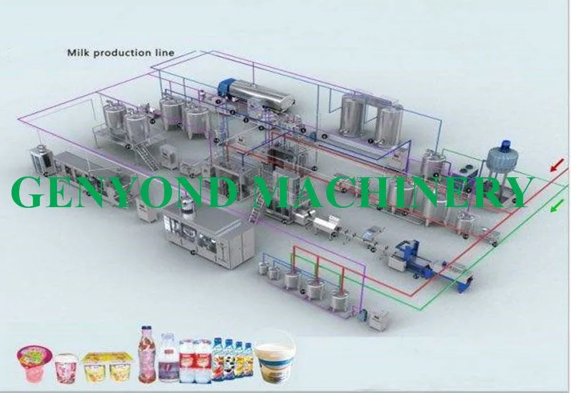 cheese Automatic Commercial Milk Cooling Tank Dairy Processing Machines Milk Pasteurization Yogurt Cheese Making Production Line butter
