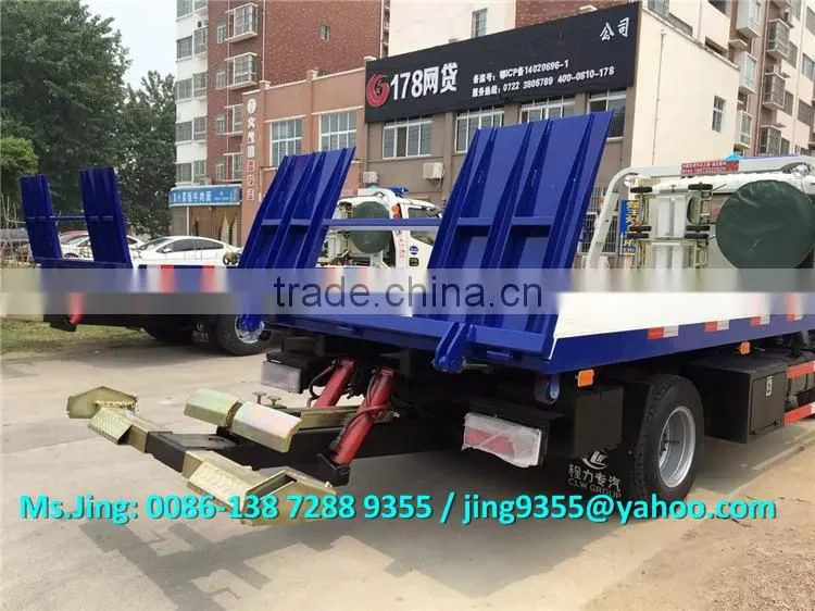 2016 New Euro IV Mini china tow truck, 4200*2300 mm platform tow trucks sale in Chile