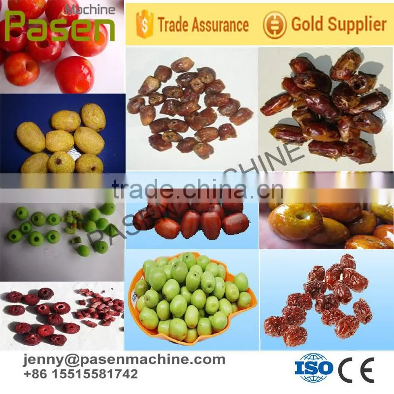High technology red date pit remove machine / jujube pitting machine / cherry pitter machine