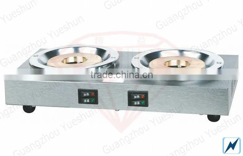 Mini useful stainless steel double boiler coffee maker machine