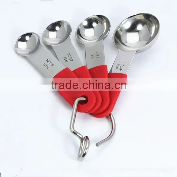 Top quality stainless steelmeasuring spoons material kitchen measurement tools cups