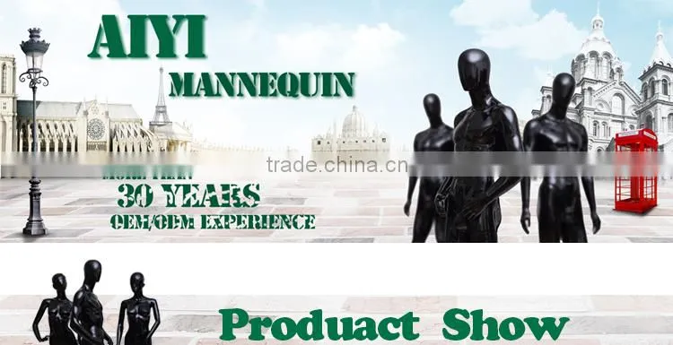 Black Glossy Mannequins Faceless Mannequin