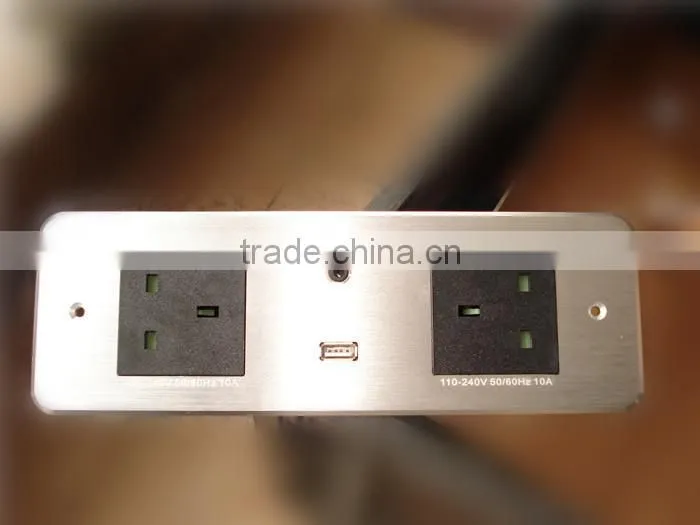 Aluminum Alloy Data Desk Outlet On Conference Table