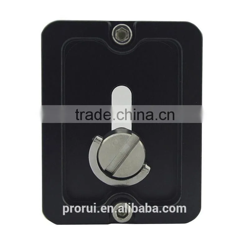 New smart electronic factory ball head Board PU-50 quick release plate with 1/4 Stainless steel screws