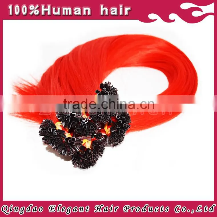 Alibaba wholesale European hair 100 keratin U/Nail tip human hair keratin extension strands