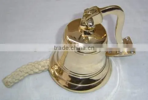 Brass Nautical Bell Wall Hanging
