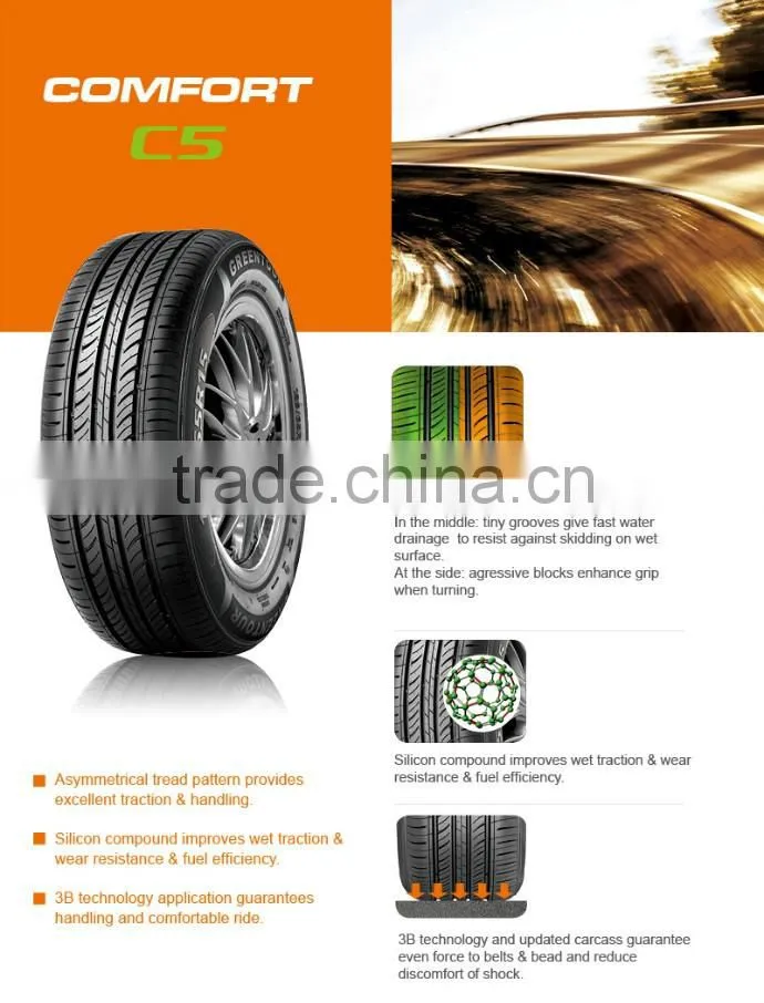 Best quality COMFORT C5 passenger car M+S all season tires