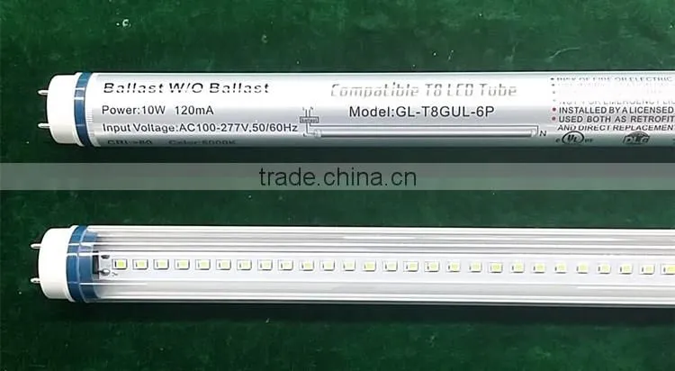 ul listed led tube light 360 degree t8 led light tube
