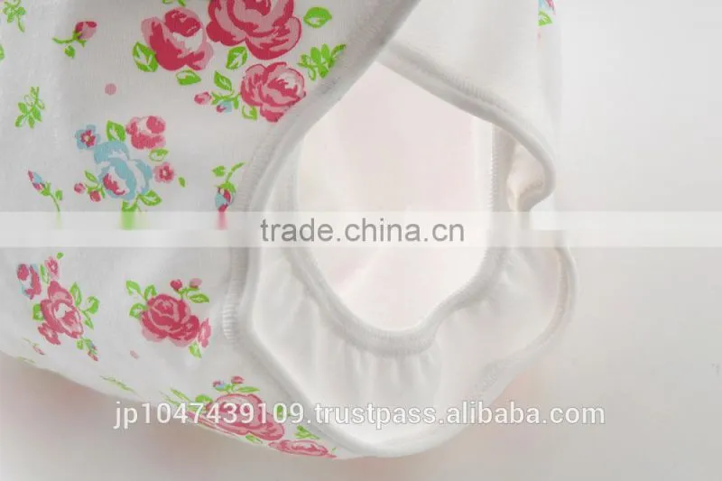 Japanese wholesale products cute flower pattern high quality cloth baby diaper hot selling item in Japan