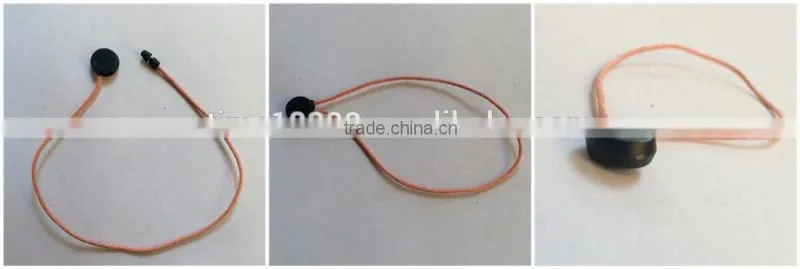 quality string seal tag, hang tag string, garment plastic seal tag black+pink seal tag string thong