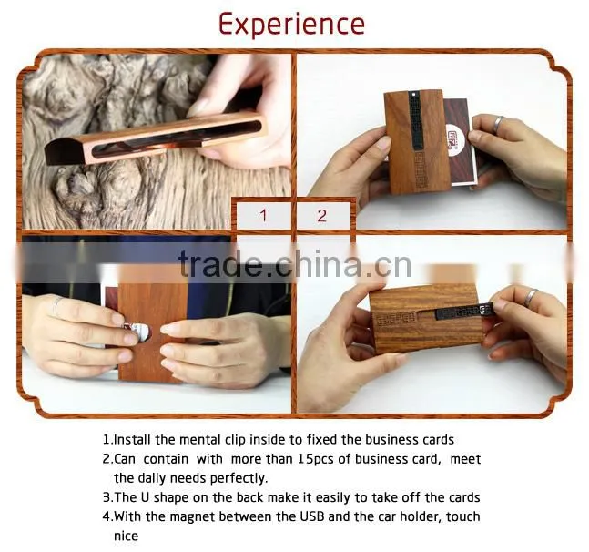 2015 Wooden Office Stationery Gift,Business Card Holder,Case,USB Flash Drive
