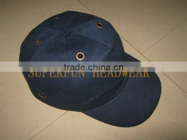 100% cotton fabric LED safety helmet hats