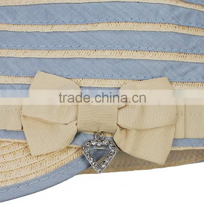 Very beautiful and pretty natural straw hat for girl