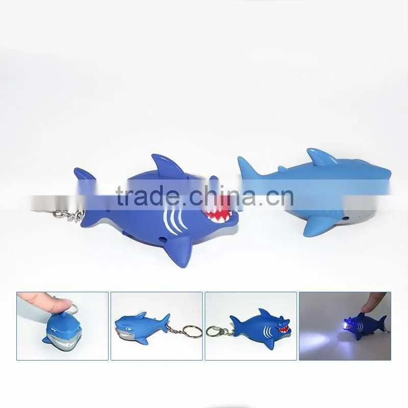 Shark keychain ,Custom keychain ,Plastic Led keychain