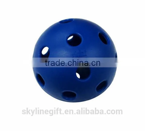 PE practise ball for golf course, soft practise wiffle ball golf ball
