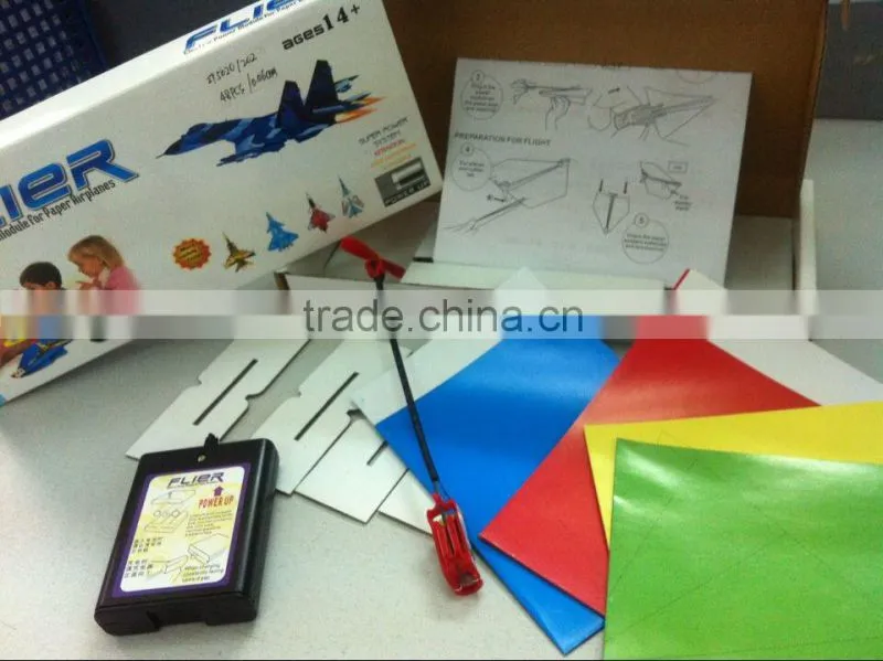 New electric paper airplane DIY paper plane for sale