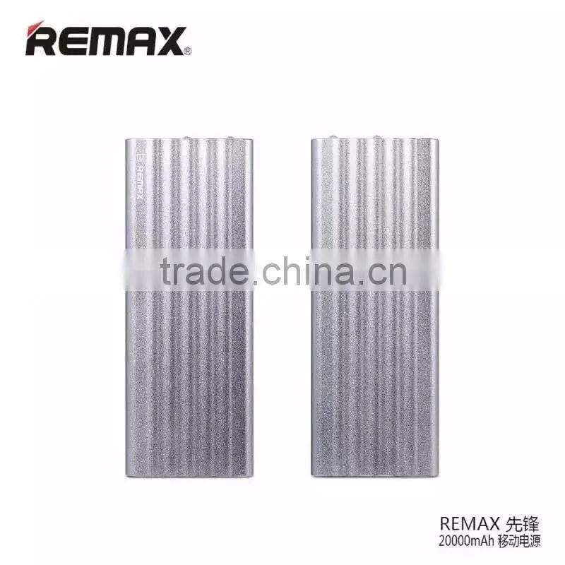 Remax Dual USB Ports Power Bank For Mobile Phone Vanguard Series 20000mAh LED Light Battery Power Bank For Mobile Phone TB-0350