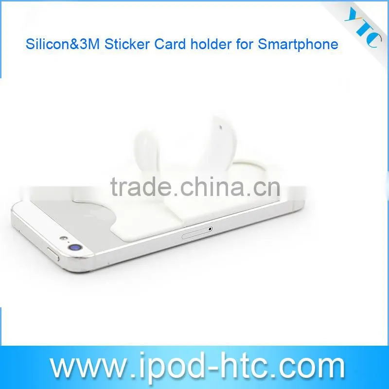 Silicone card holder, mobile phone case card holder wallet, Silicone Card Holder
