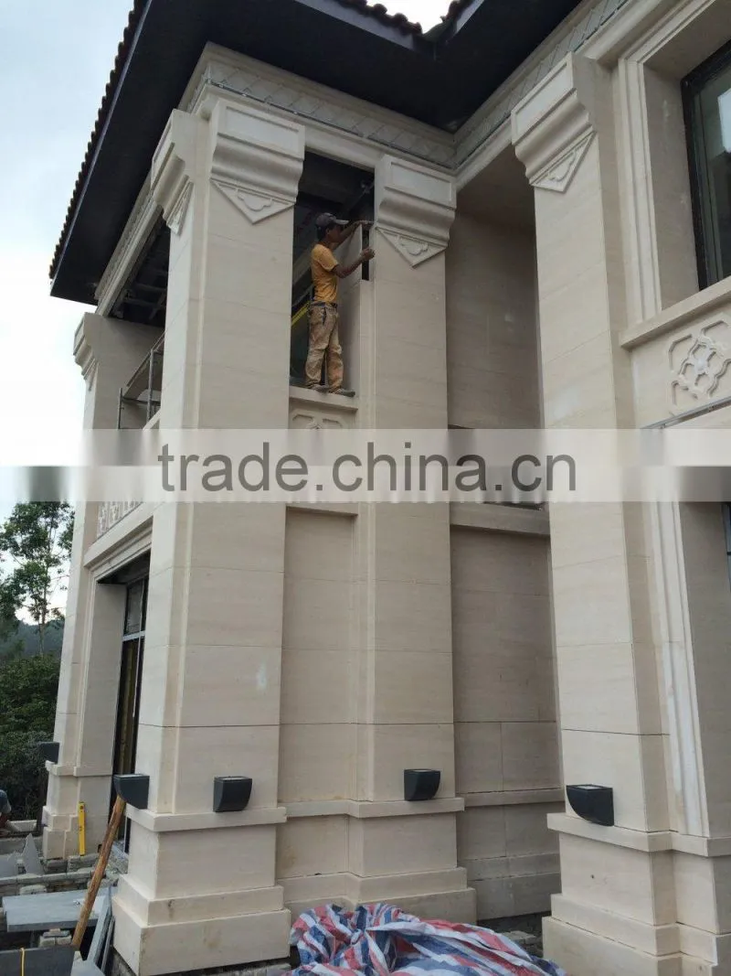 Moca cream marble slab with own factory