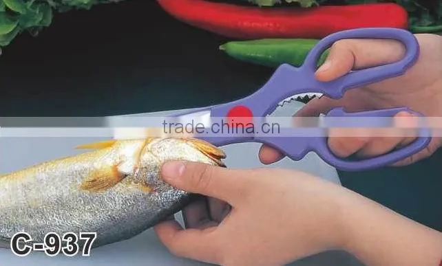 S/S+ABS 20.5*8.2*1 Kitchen gadgets multifunctional scissors/professional scissors/kitchen scissors/stainless steel scissors