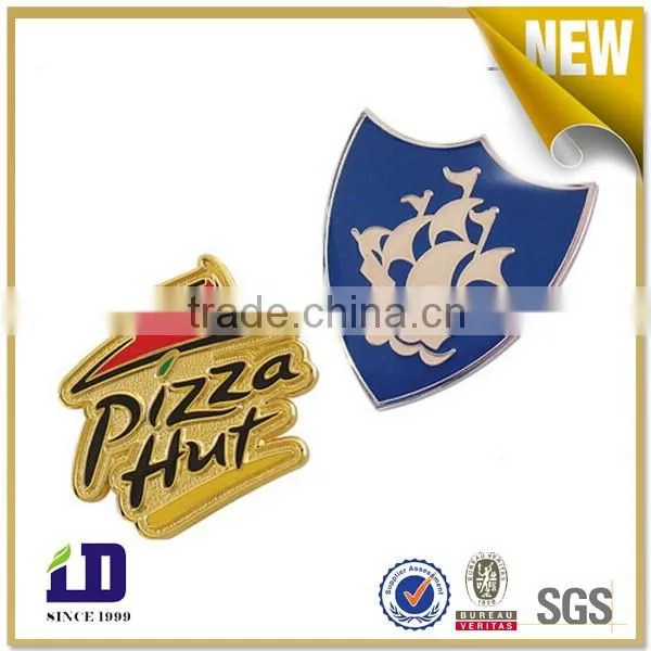 Full color enamel metal logo pin badge