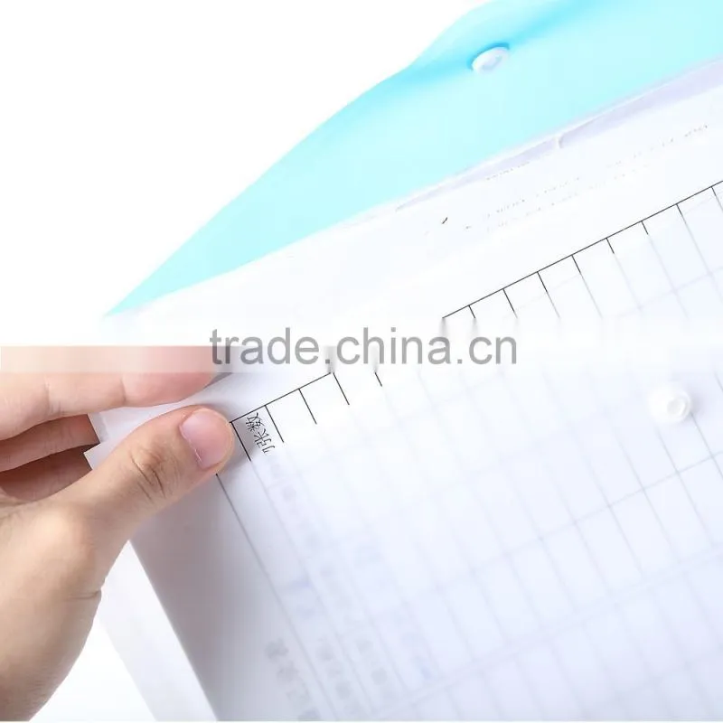 Clear holder plastic pocket file folder a4 document holder