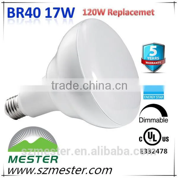 UL cUL ES E26 Dimmable 120V 1050lm 15w BR40 85 Watt Equal