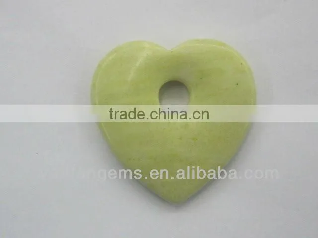 Wholesale heart shape gemstone for necklace making