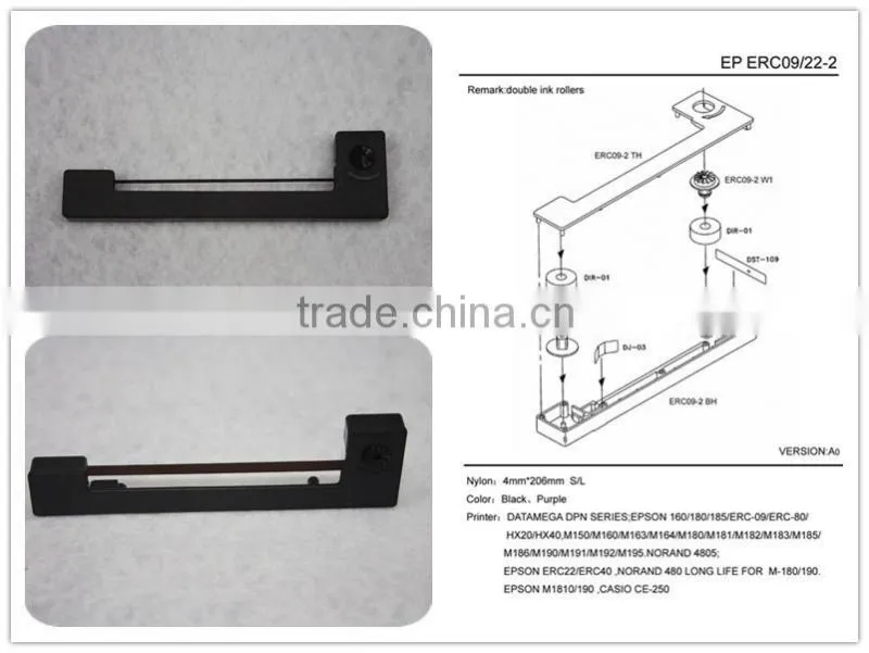 ERC09 ERC22 POS Printer Ribbon Compatible For EPSON HX20